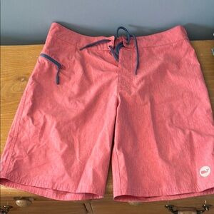 Vineyard Vines Red Board Shorts Quick-Dry Swimwear